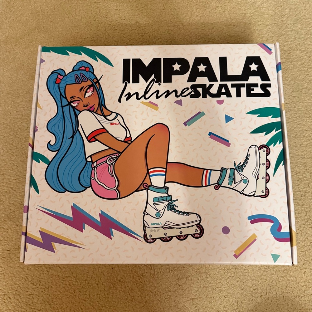 Impala Women’s Inline Skates in Black and Berry, 6 - Picture 6 of 6
